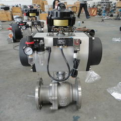 氣動(dòng)不銹鋼球閥Q641F-16P