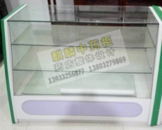 麒麟中藥柜，實(shí)木中藥柜，白色烤漆 西藥柜臺(tái)，LED燈管