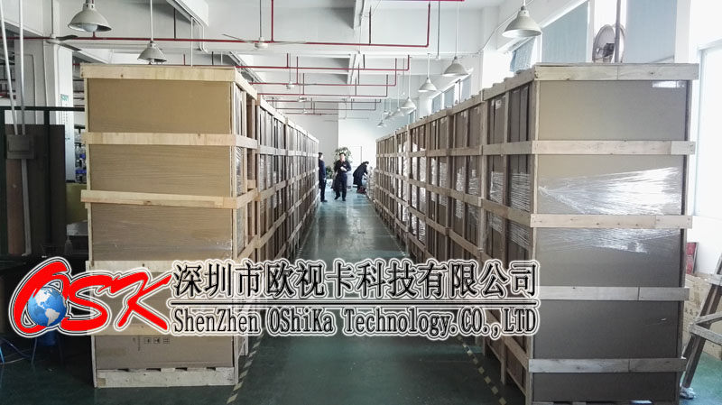 歐視卡42/47/65/55寸落地橫屏紅外觸控廣告查詢機