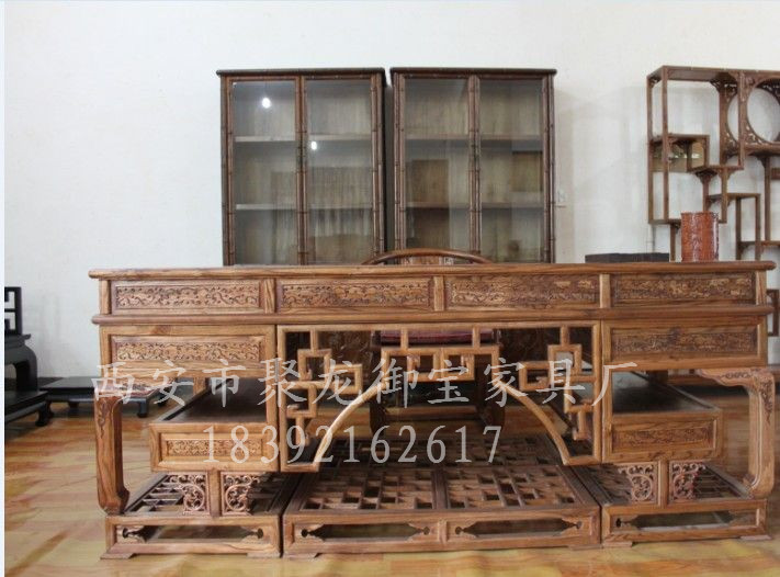 西安明清古典/仿古/紅木家具/辦公桌書桌電腦桌