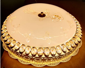 簡歐臥室燈溫馨浪漫吸頂燈圓形歐式水晶燈餐廳燈現(xiàn)代簡約書房燈具 客廳燈水晶燈現(xiàn)代簡約大氣歐式圓形