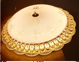 水晶燈具主臥室燈溫馨浪漫圓形簡約現(xiàn)代led書房兒童房間吸頂燈飾 歐式臥室燈吸頂燈現(xiàn)代簡約