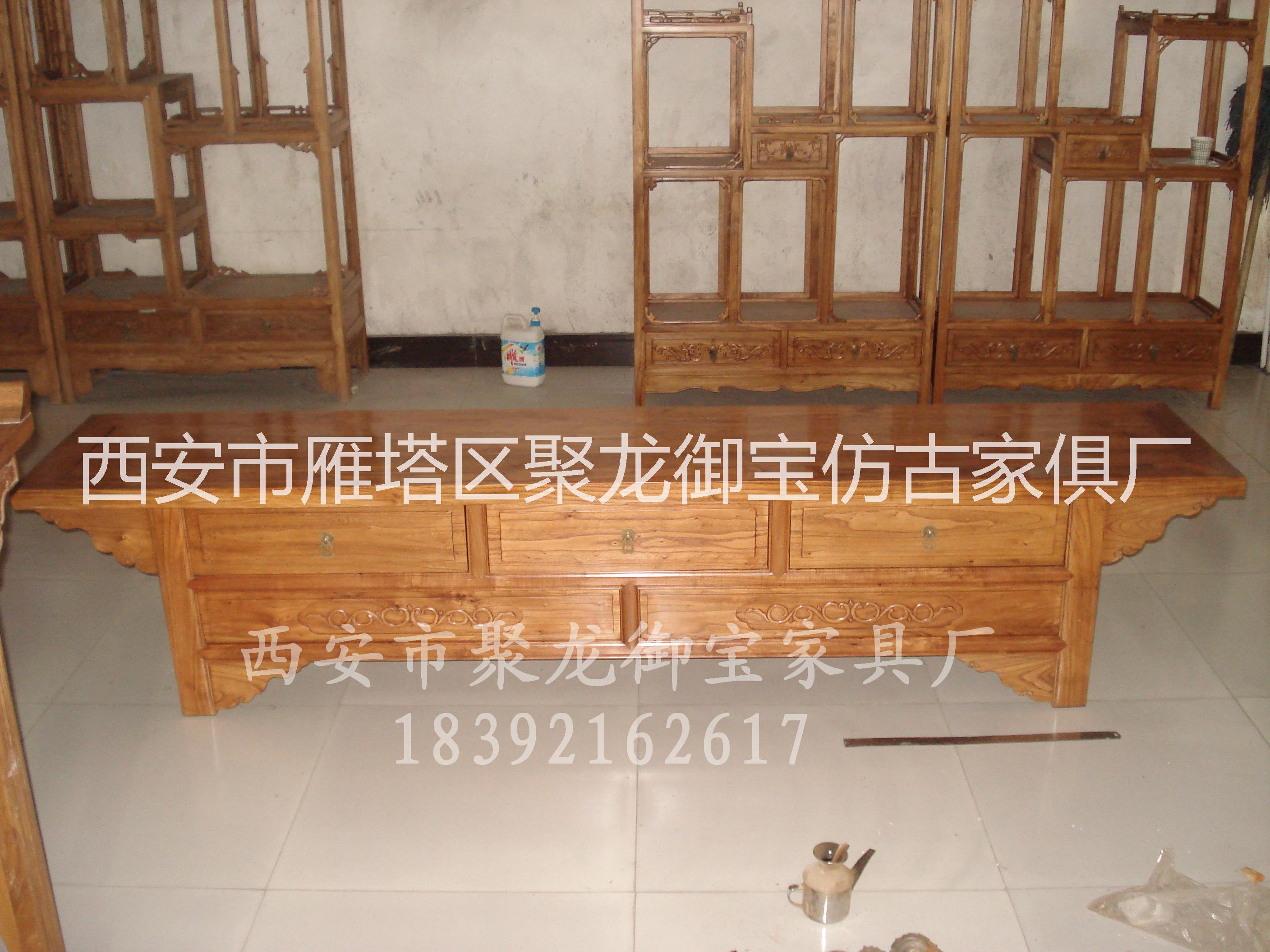 西安仿古電視柜 紅木電視柜 實(shí)木電視柜以及電視柜定制