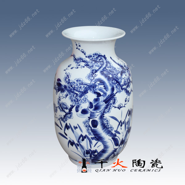 景德鎮(zhèn)陶瓷大花瓶 現(xiàn)代簡約時尚 客廳 臥室 書房擺放陶瓷花瓶