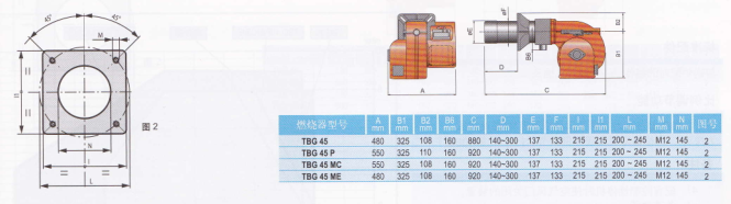 百得燃燒器  TBG--系列  低NOx燃?xì)馊紵?  title=