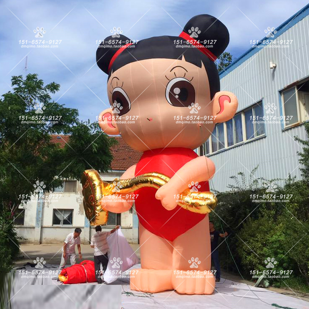 無知熊貓充氣氣模充氣國寶熊貓模型 充氣卡通氣模 可定制做