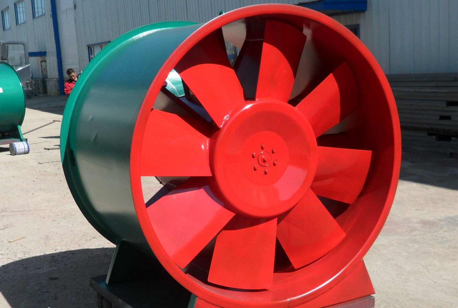 消防高溫排煙風(fēng)機(jī)安裝