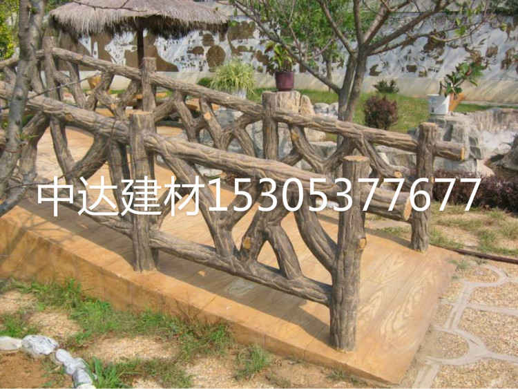 德州水泥仿木欄桿，仿木護(hù)欄