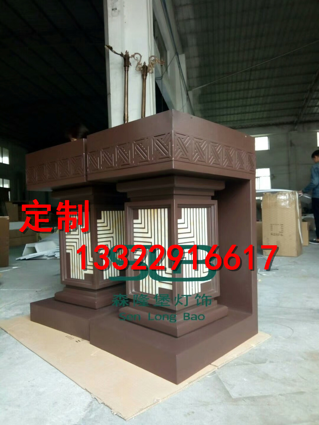 露臺景觀燈吊燈仿云石燈 私家院子景觀亮化燈 柱頭燈 柱頭燈供應(yīng)商