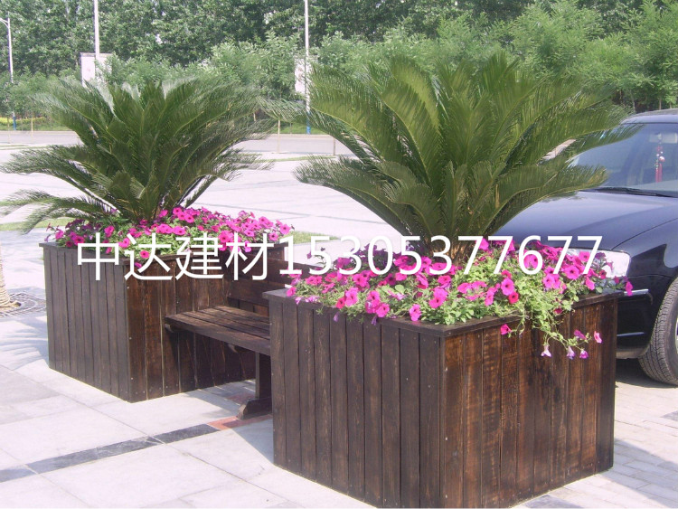 濟(jì)南專業(yè)出售水泥仿木花箱，仿木花桶