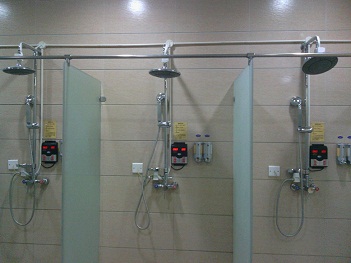 淋浴打卡機(jī)浴室刷卡節(jié)水器智能水控器