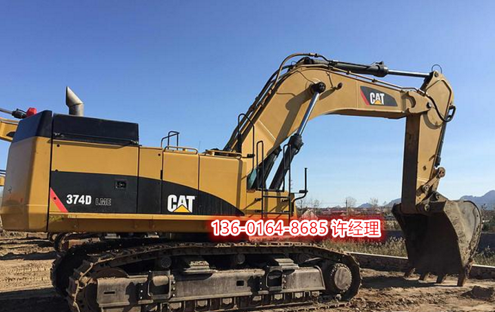 *二手卡特374D挖掘機等待壕哥