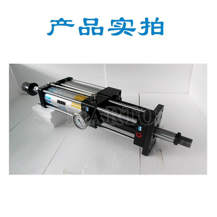 臺(tái)灣匡信1T直壓式氣液增壓缸廠家直銷 1T全行程可調(diào)氣液增壓缸進(jìn)口品牌