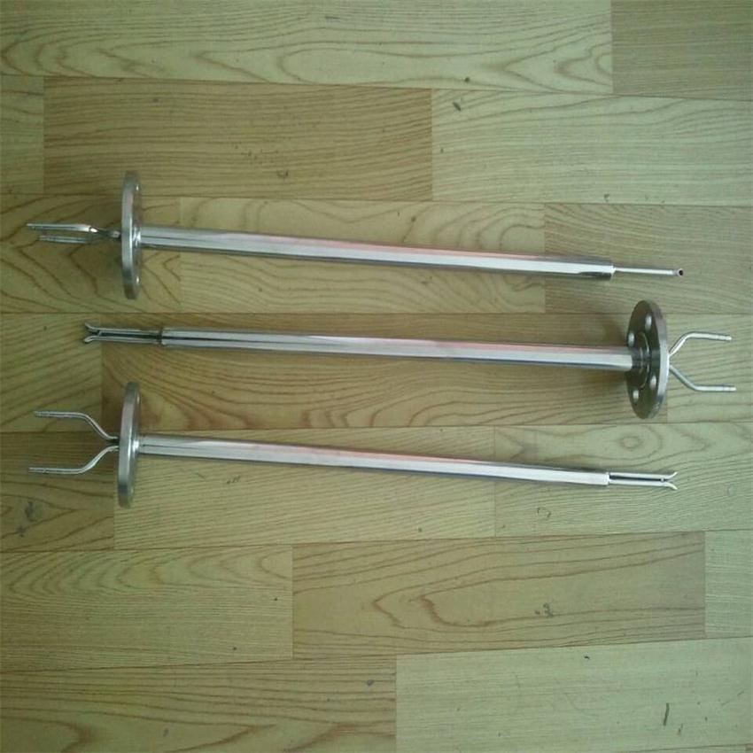 管道煙道S型皮托管，帶法蘭防堵型皮托管，安裝型防堵靠背管
