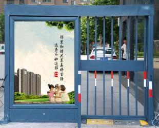供應(yīng)河南平移門(mén) 小區(qū)門(mén)禁  廣告平移門(mén)