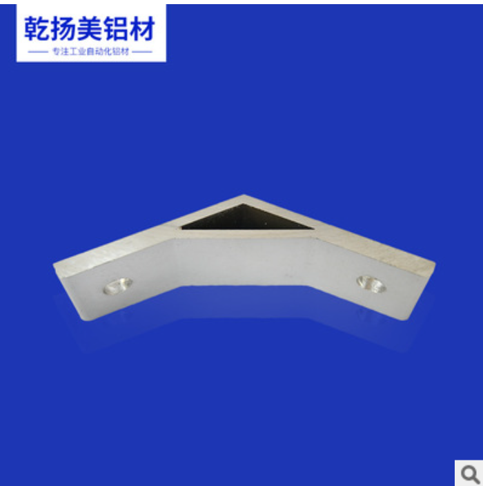 佛山廠家直銷 ，鋁型材鋁框配件 ，135度鋁機(jī)加角碼， 可批發(fā)可定制，