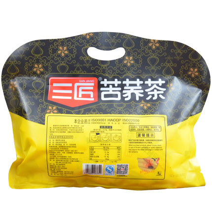 三匠黑苦蕎全株茶500克袋裝