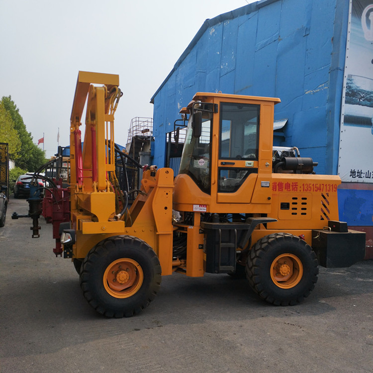裝載式公路護(hù)欄打樁機(jī)價格