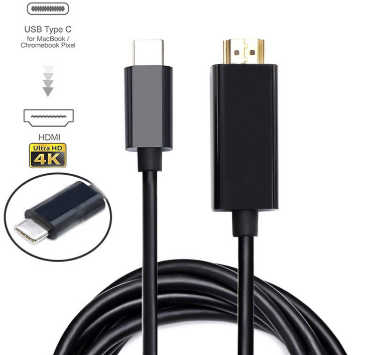 深圳 工廠 type-c轉(zhuǎn)hdmi 轉(zhuǎn)接線 公對(duì)公 1.8米 超清4K 量大價(jià)優(yōu)