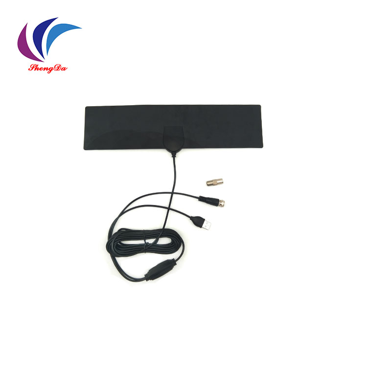 薄膜天線HDTV UHF 地面數(shù)字電視天線室內(nèi)DTMB DVB-T有源 美國ADSC