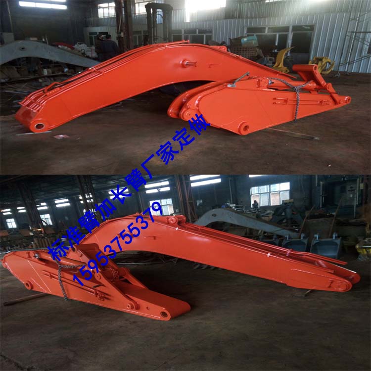 挖掘機(jī)加長臂巖石臂定制16米18米按客戶需求定制龍爪手品牌廠家直銷