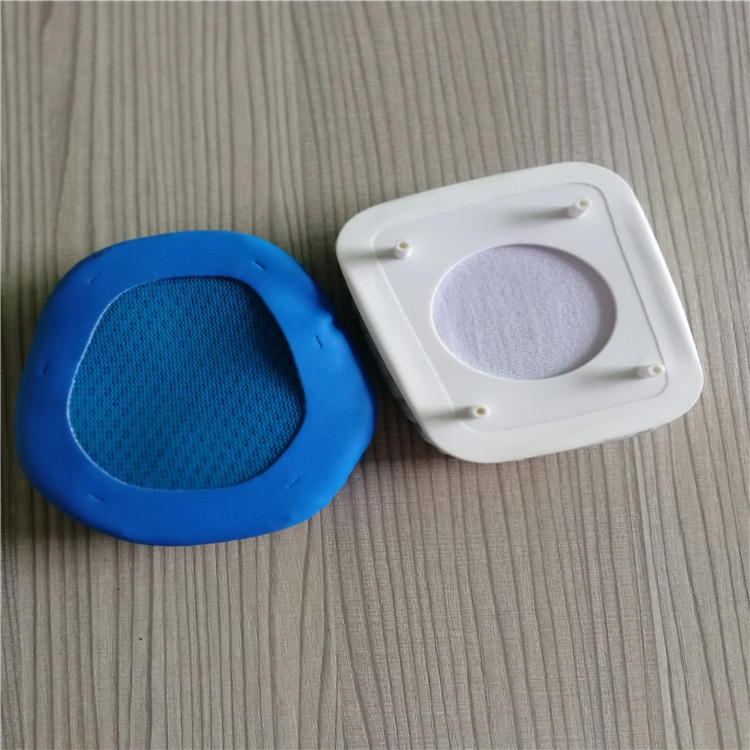 廠家直銷蛋白皮海綿耳機套/彩色皮耳套/針車熱壓加工成型