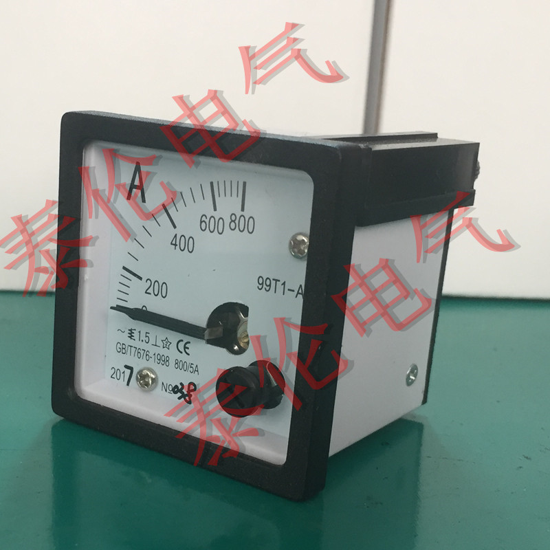SQ48電流表指針式 50A交流電流表 溫控箱安培表品牌選型 GBT76-98