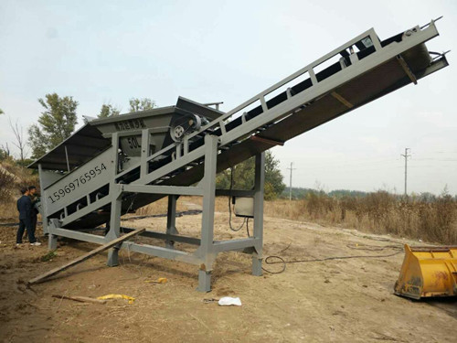 電動(dòng)篩沙機(jī)篩分效率高滾筒篩沙機(jī)