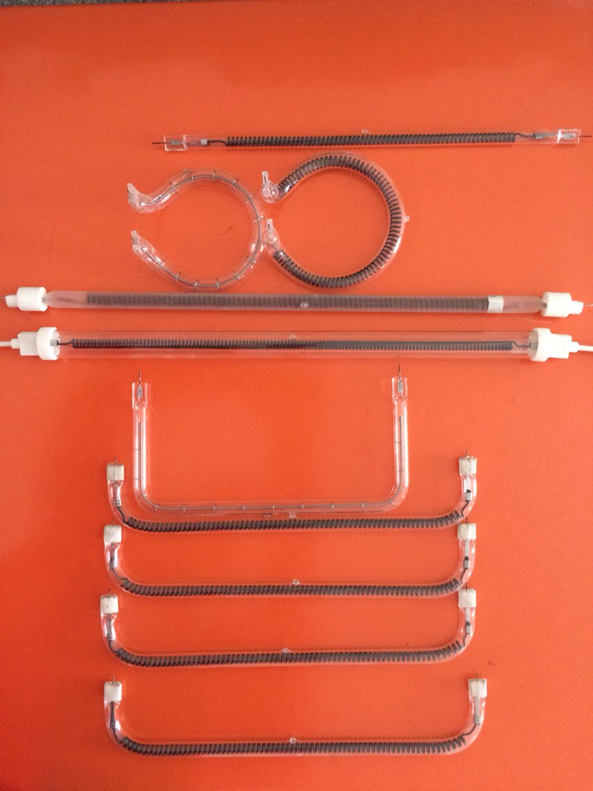 直銷穿針絲鹵素石英加熱管 直銷穿針絲鹵素遠(yuǎn)紅外線石英加熱管