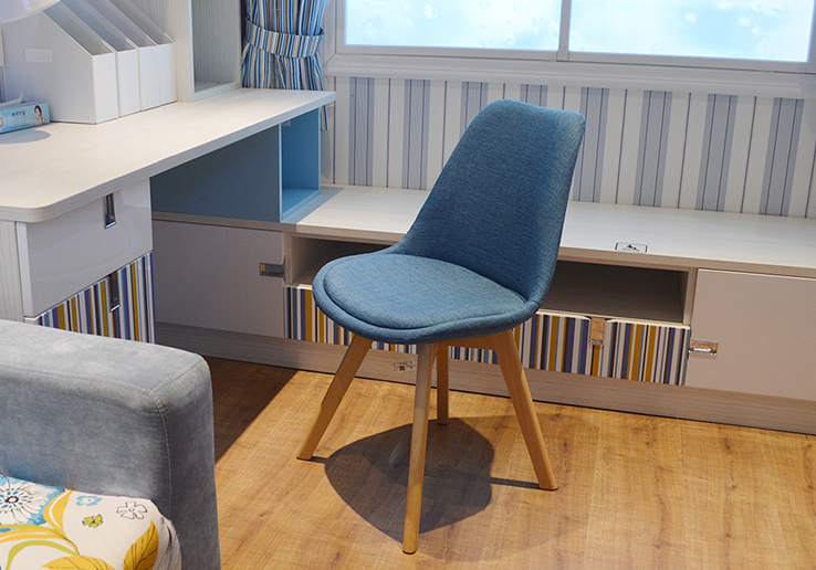 北歐實木餐椅現(xiàn)代簡約懶人休閑椅創(chuàng)意靠背書桌洽談椅