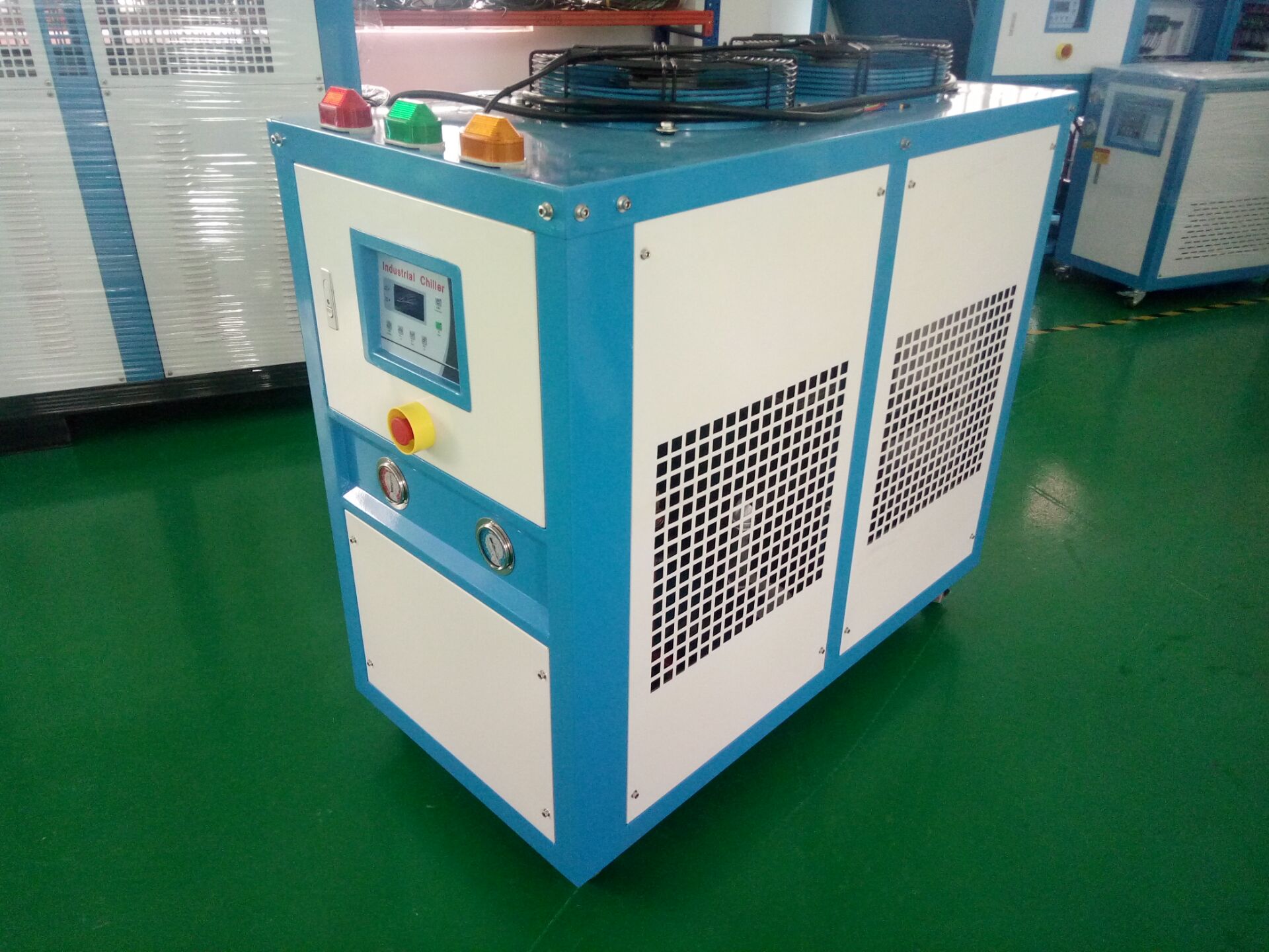 5HP風冷式冷水機 風冷式冷水機組 冷水機組WD-5AC 制冷設備 東莞偉的塑膠機械