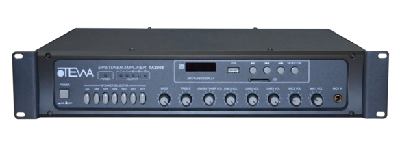 OTEWA歐特華 TA2508/TA2518 帶MP3/收音/前置/分區(qū)的廣播功放