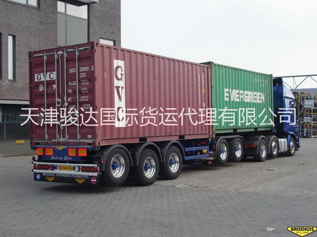 唐山市豐潤區(qū)到天津港集裝箱運(yùn)輸  天津港集裝箱陸運(yùn)車隊(duì) 天津港拖車報(bào)關(guān)報(bào)檢