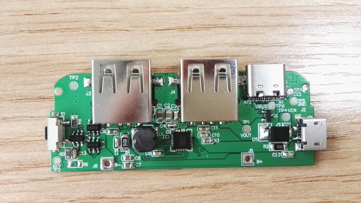 智融SW608支持雙向typeC輸出5V3A*率移動電源