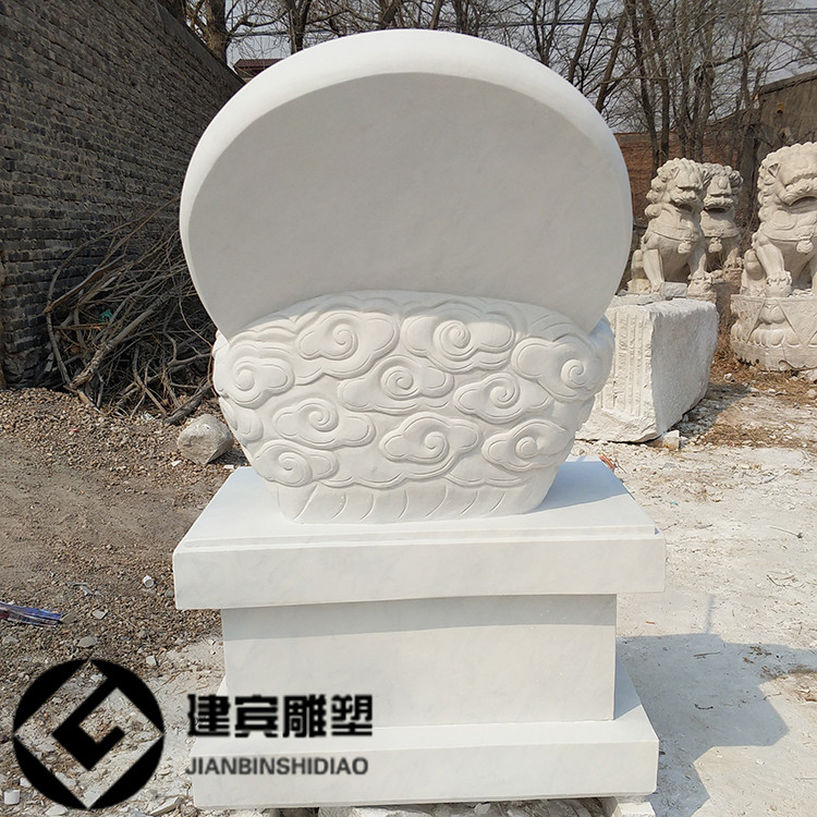 漢白玉日晷價格 石雕日晷雕刻廠家 石刻日晷雕塑