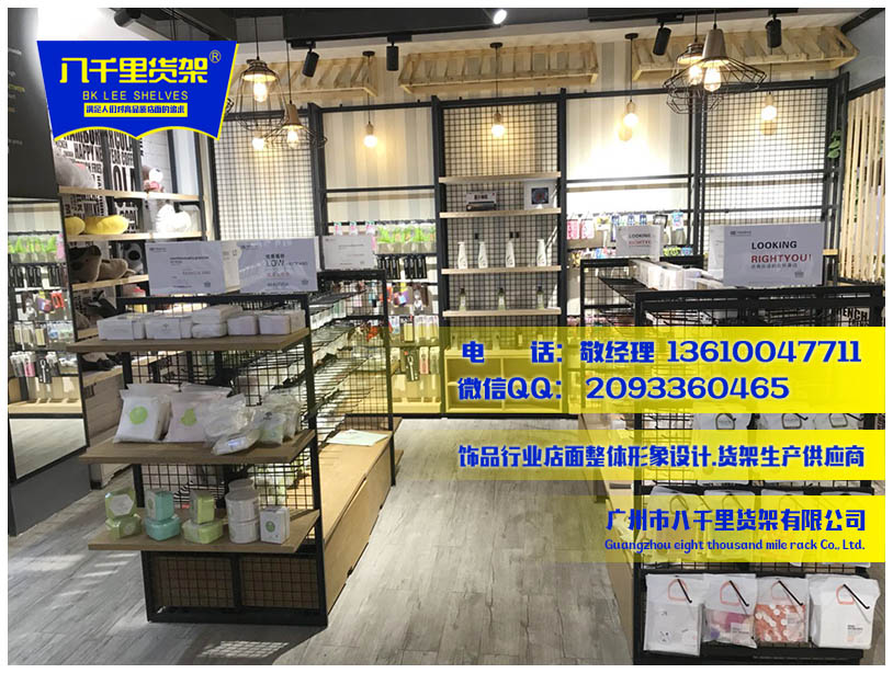 十元名創(chuàng)優(yōu)品貨架  書架貨架 三福飾品道具出售_【店面圖】