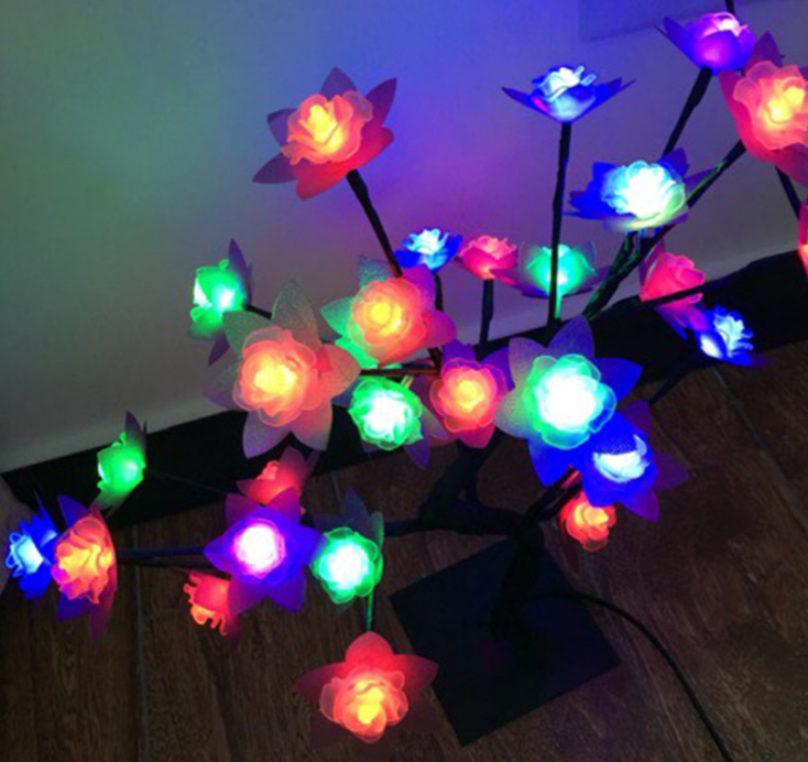 仿真花樹燈裝飾燈LED節(jié)日戶外燈 仿真花樹燈裝飾燈供應(yīng)商 仿真花景觀節(jié)日戶外批發(fā)價(jià) 仿真花樹燈防水廠家價(jià)格