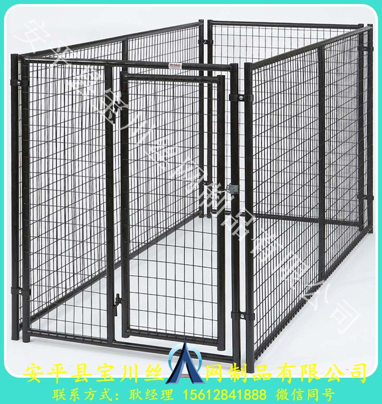 長期供應(yīng)鍍鋅噴塑寵物籠-狗籠子-安裝便捷的大型犬籠子