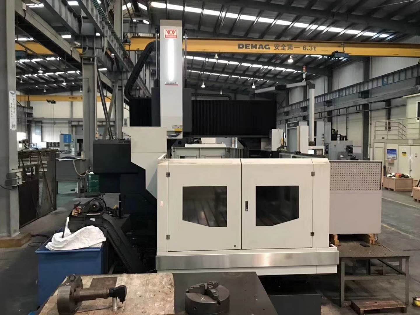 出售 二手數(shù)控龍門喬威進5面龍門加工中心2014年臺灣 二手機床 二手喬威進5面龍門加工中心