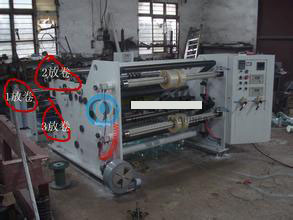 三層貼合復(fù)卷分切機(jī) 高速塑料紙張復(fù)合布料分切機(jī)