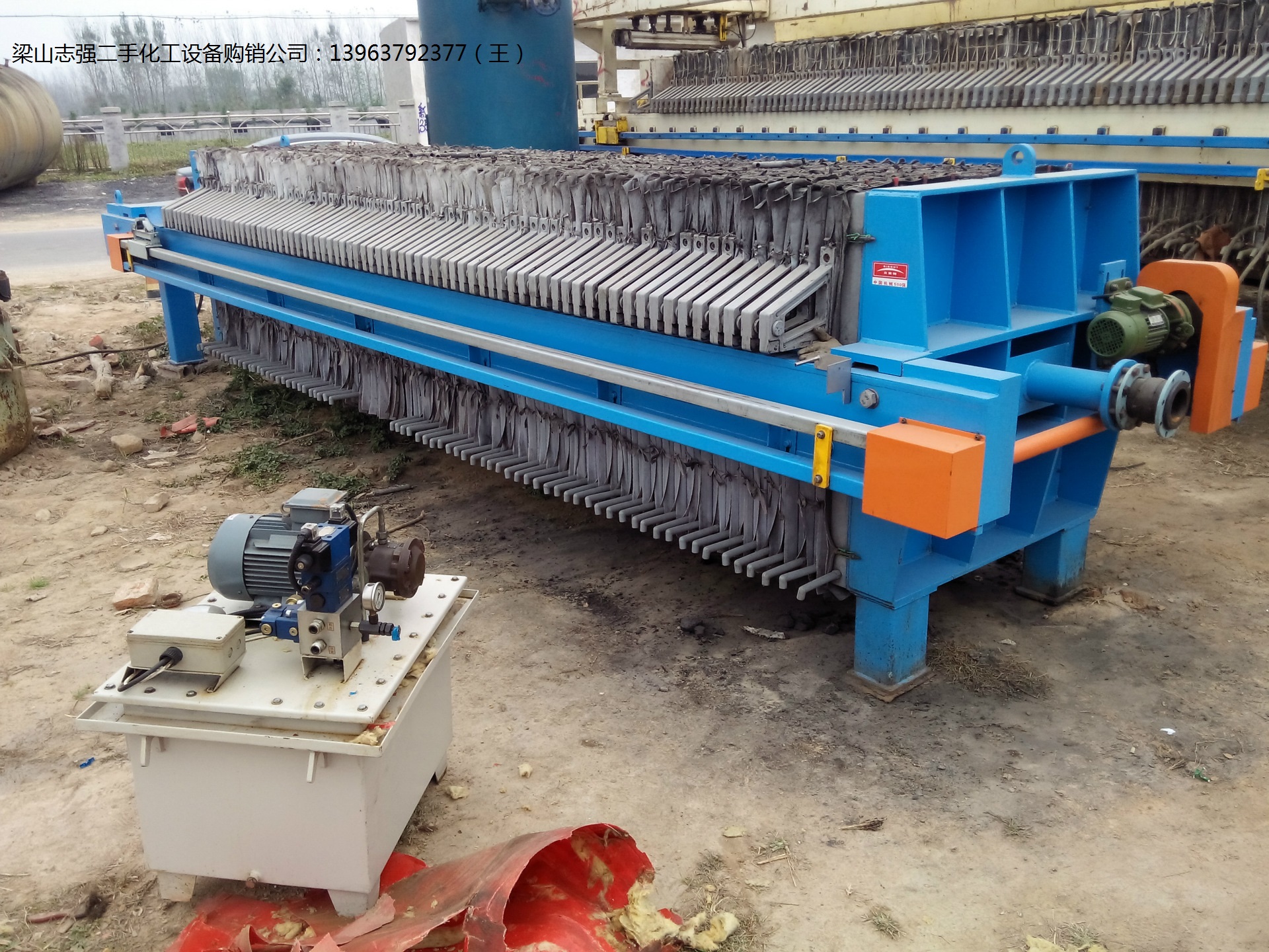 出售二手20-500平方壓濾機(jī) 處理二手20-500平方壓濾機(jī)