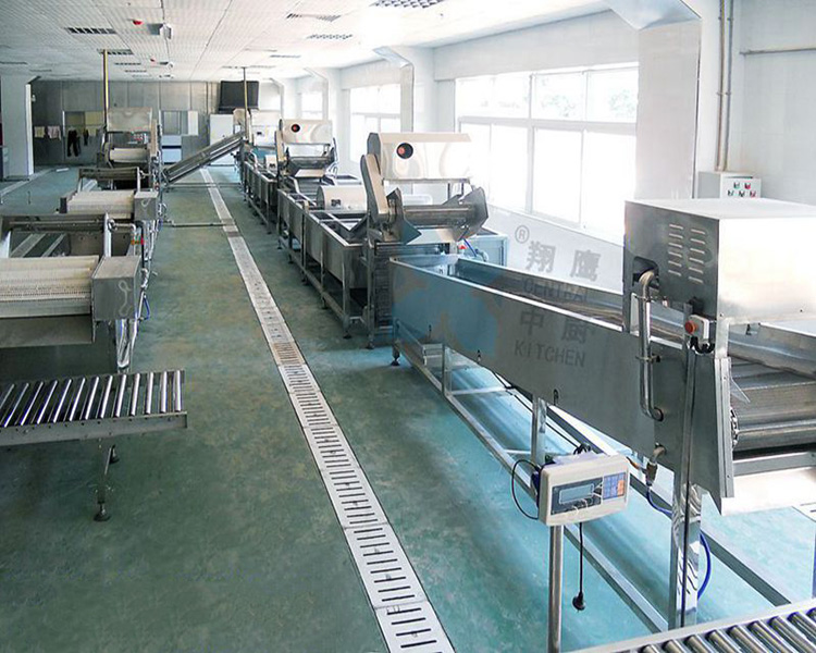 大型連續(xù)式葉菜類清洗線、洗菜機、自動清洗機、大型洗菜線、廚房設(shè)備、果蔬清洗機