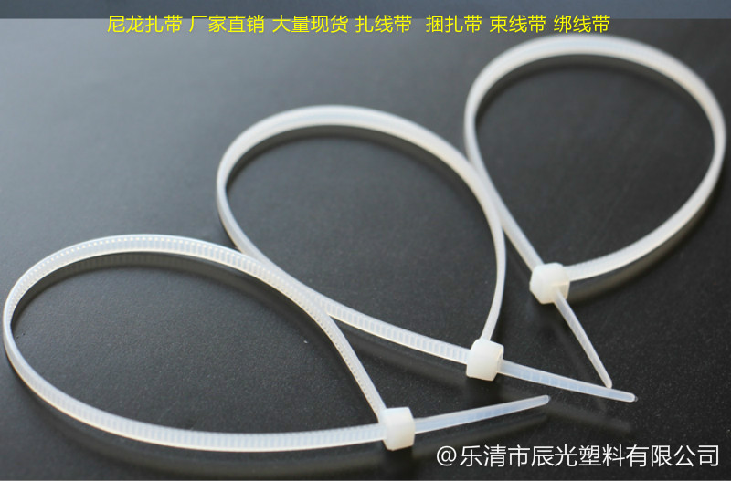 供應(yīng)自鎖式尼龍?jiān)鷰?非標(biāo)3x100扎電線卡扣全新材料 捆線