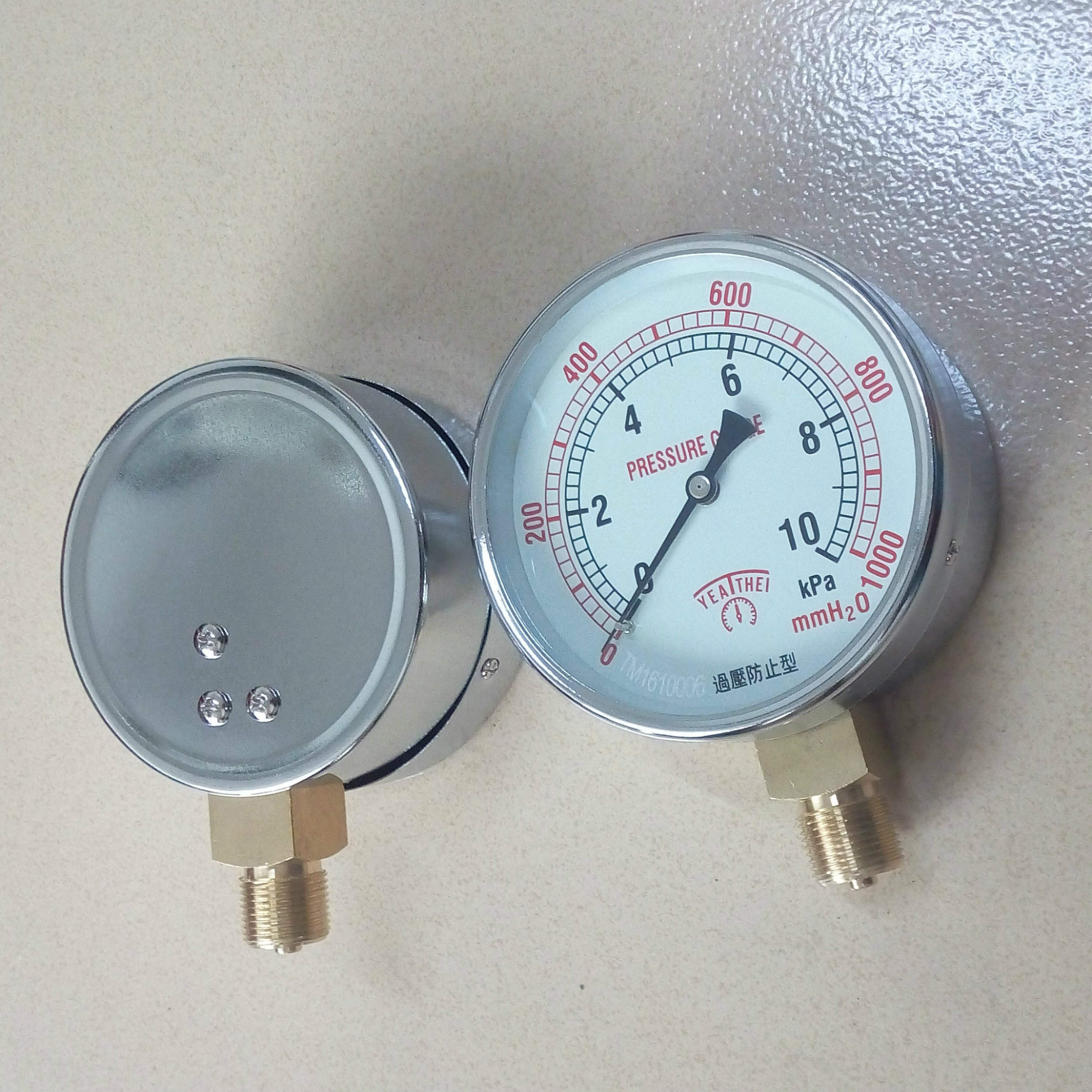 供應(yīng)PRESSUREGAUGE壓力表5kpa膜盒壓力表 10kpa低壓壓力表