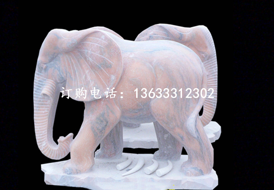康大雕塑 康大雕塑定制晚霞紅雕塑石雕雕塑動(dòng) 康大雕塑定制晚霞紅石雕大象雕塑