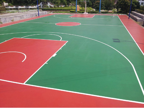 籃球場地施工， 丙烯酸籃球場建設施工，塑膠籃球場施工，籃球場建設施工價格