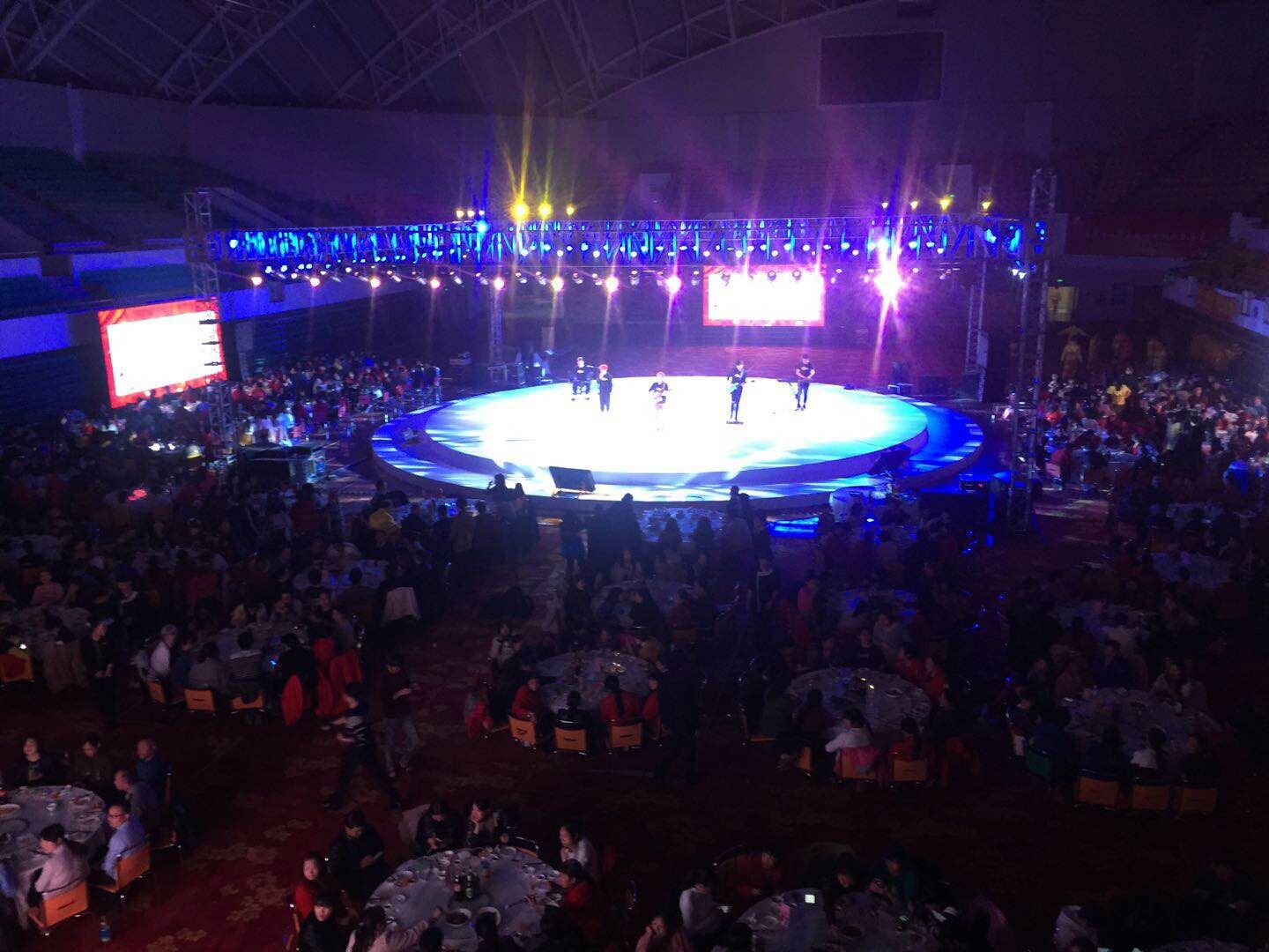 海西車展燈光音響LED屏租賃