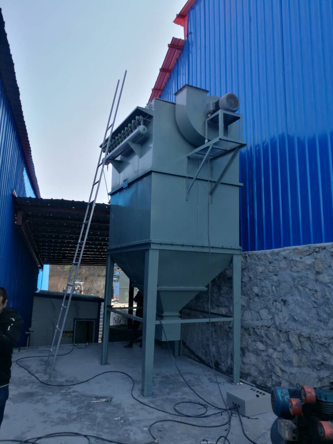 除塵器 脈沖布袋除塵器 煤場 洗煤廠 石料廠 石子廠 河北 滄州 洗煤廠除塵器