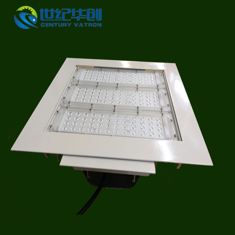 100W 嵌入式LED加油站燈防爆燈收費站照明燈罩棚燈