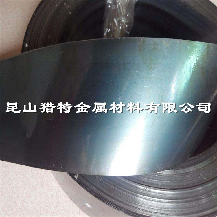 供應(yīng)進(jìn)口1070彈簧鋼超薄彈簧鋼帶發(fā)藍(lán)硬料淬火